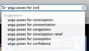 Yoga for Constipation Google search - Yoga for Constipation and Concentration